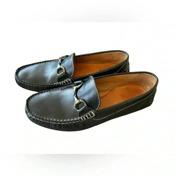 Peter Millar Horse-Bit Leather Loafers main image 4